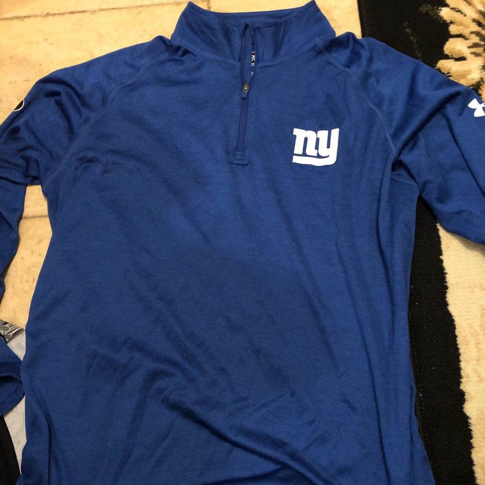 NFL Under Armour NY GIANTS 1/4 zip shirt